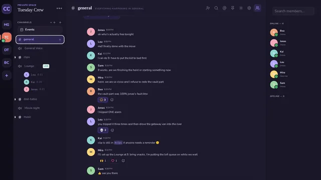 Hoffle in its Cozy theme